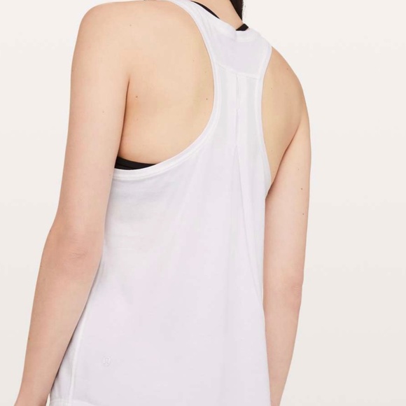 Lululemon Love Tank *Pleated in White - Picture 4 of 9